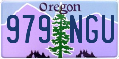 OR license plate 979NGU