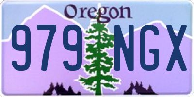 OR license plate 979NGX
