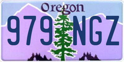 OR license plate 979NGZ