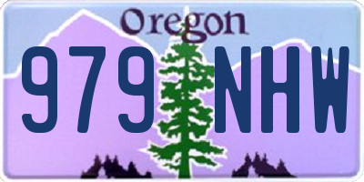 OR license plate 979NHW
