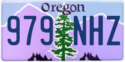 OR license plate 979NHZ