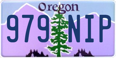 OR license plate 979NIP