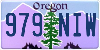 OR license plate 979NIW