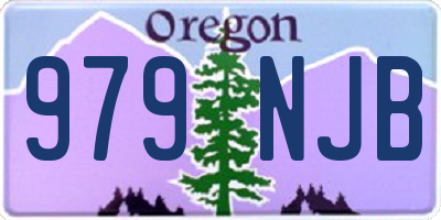 OR license plate 979NJB