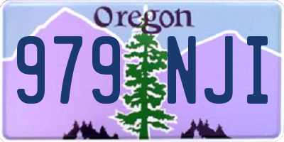 OR license plate 979NJI