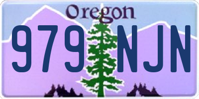 OR license plate 979NJN