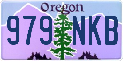 OR license plate 979NKB