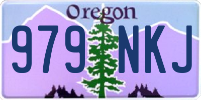 OR license plate 979NKJ