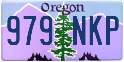 OR license plate 979NKP