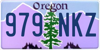OR license plate 979NKZ