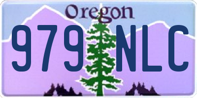 OR license plate 979NLC