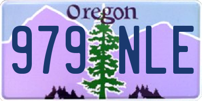 OR license plate 979NLE