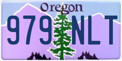 OR license plate 979NLT