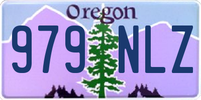 OR license plate 979NLZ