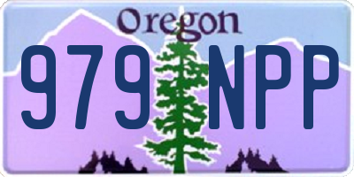 OR license plate 979NPP