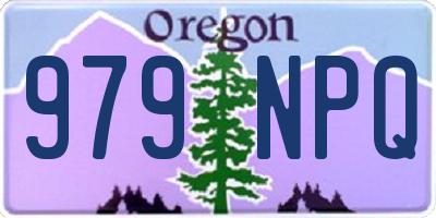 OR license plate 979NPQ