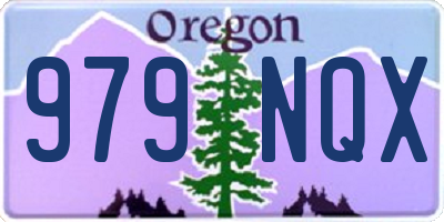 OR license plate 979NQX