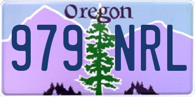 OR license plate 979NRL