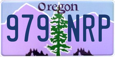 OR license plate 979NRP