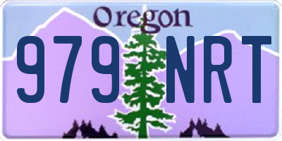 OR license plate 979NRT