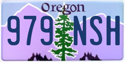 OR license plate 979NSH