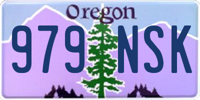 OR license plate 979NSK
