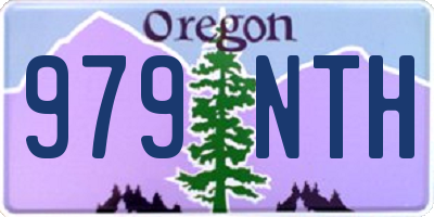 OR license plate 979NTH