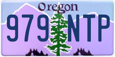 OR license plate 979NTP