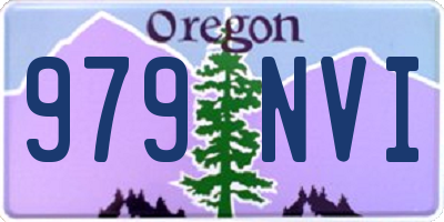 OR license plate 979NVI