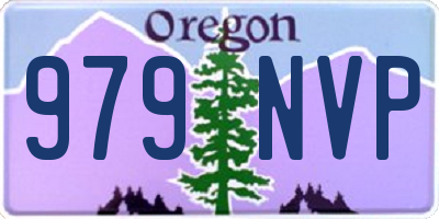 OR license plate 979NVP