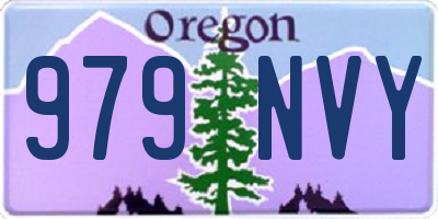 OR license plate 979NVY