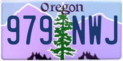 OR license plate 979NWJ
