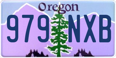 OR license plate 979NXB
