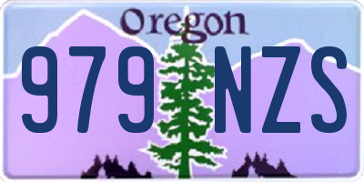 OR license plate 979NZS