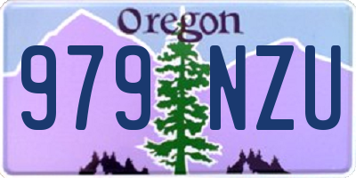 OR license plate 979NZU