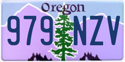 OR license plate 979NZV