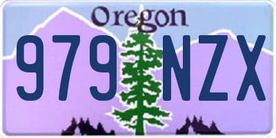 OR license plate 979NZX