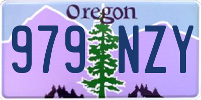OR license plate 979NZY