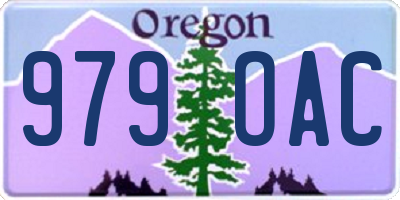 OR license plate 979OAC