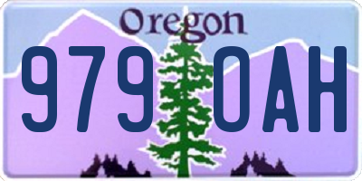 OR license plate 979OAH