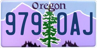 OR license plate 979OAJ