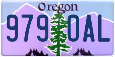 OR license plate 979OAL