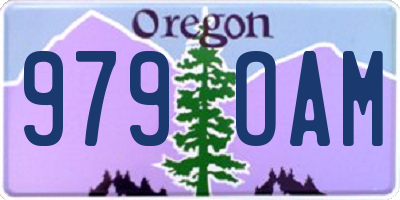 OR license plate 979OAM