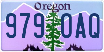 OR license plate 979OAQ