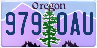 OR license plate 979OAU