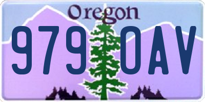 OR license plate 979OAV