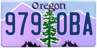 OR license plate 979OBA