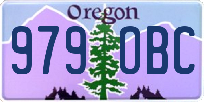 OR license plate 979OBC