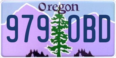 OR license plate 979OBD