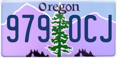 OR license plate 979OCJ